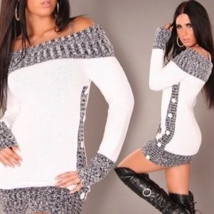 Sexy sweater dress